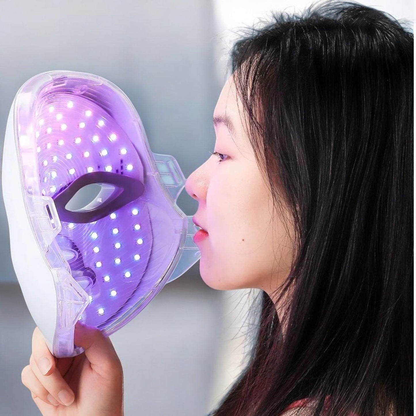 Masque LED 7 Couleurs visage et cou - Anti-âge, Lifting & Blanchiment