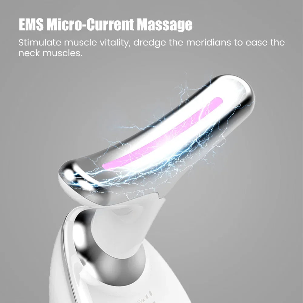 Masseur Facial 7-en-1  LED & Lifting Visage et Cou